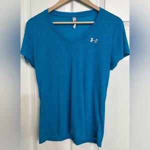 Under Armour Women's Teal V-Neck Tee